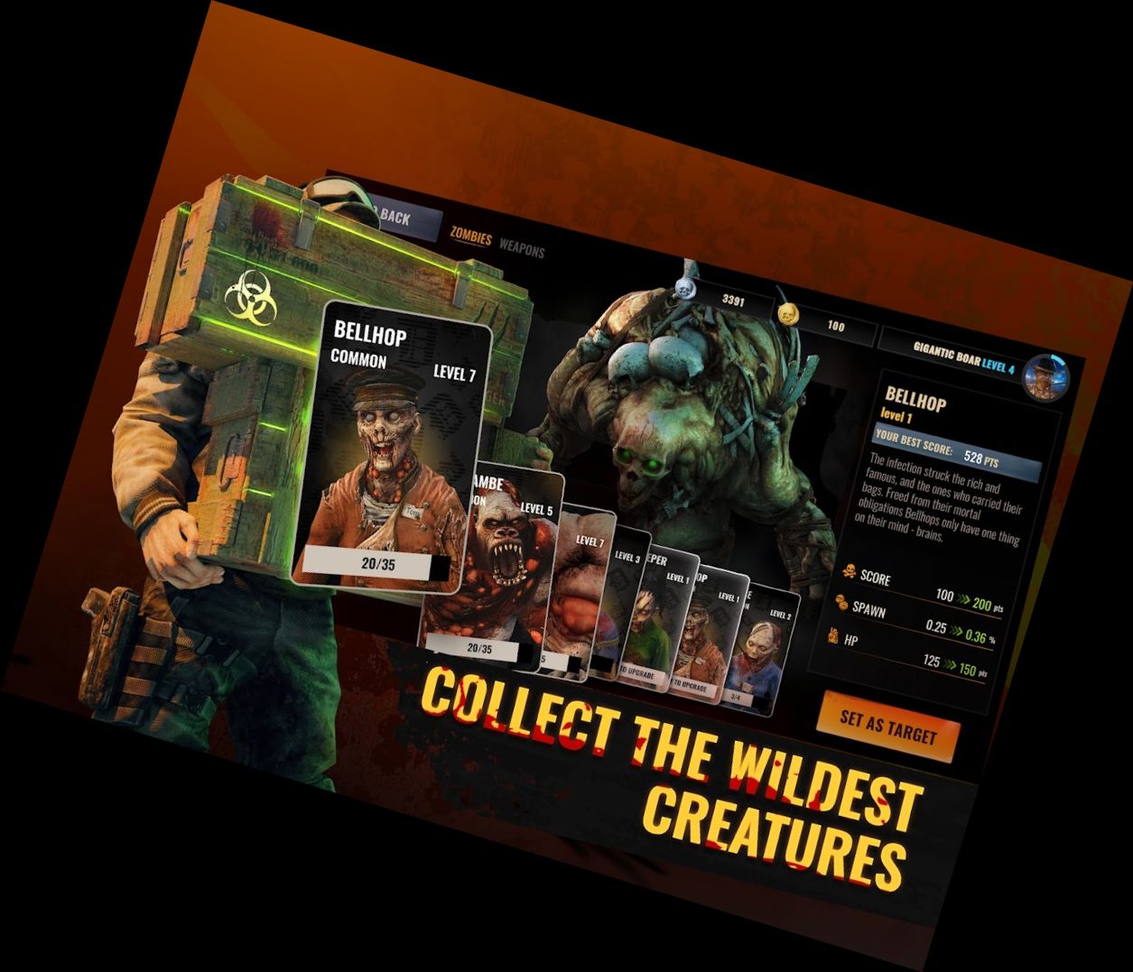 Untote Schlacht: Zombie Spiele 3D