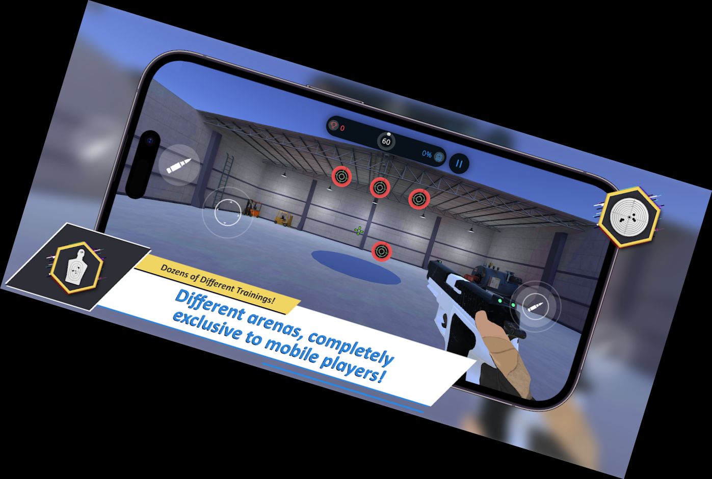 Zielschütze Mobile: Übe!