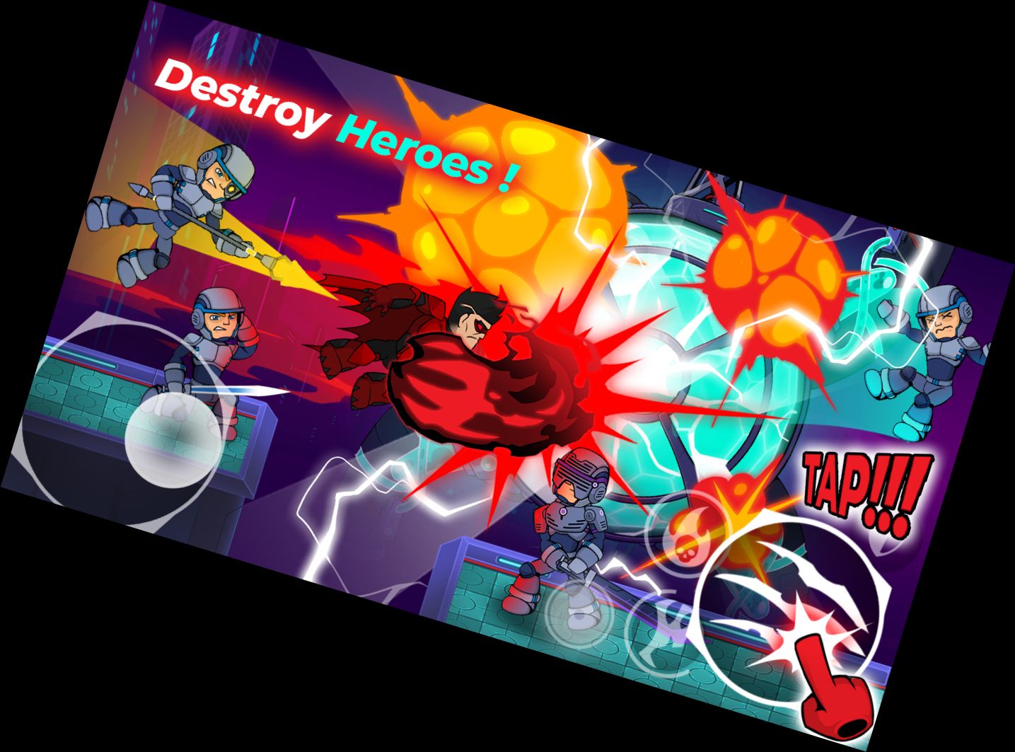 Super Rumble: Held gegen Bösewicht