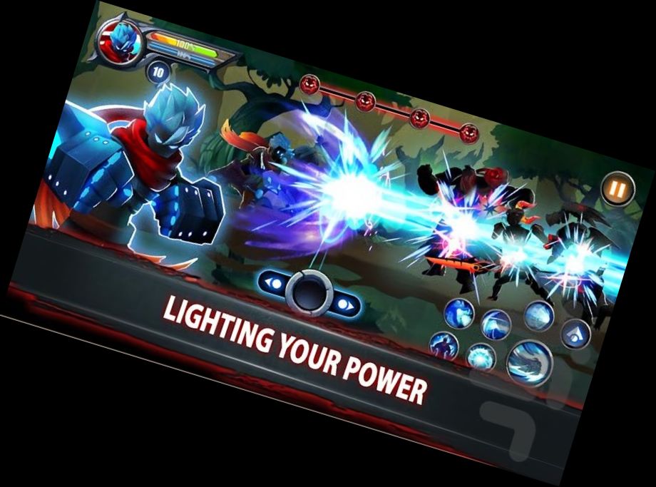 Stickman-Krieger Superdrache