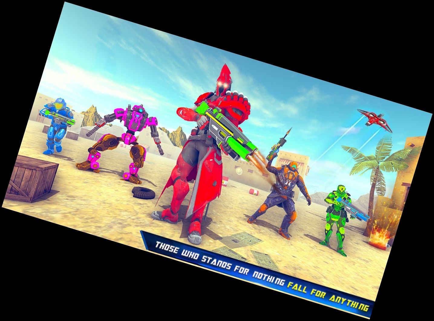 Unendlich Gewehr Schießen Roboter Spiele