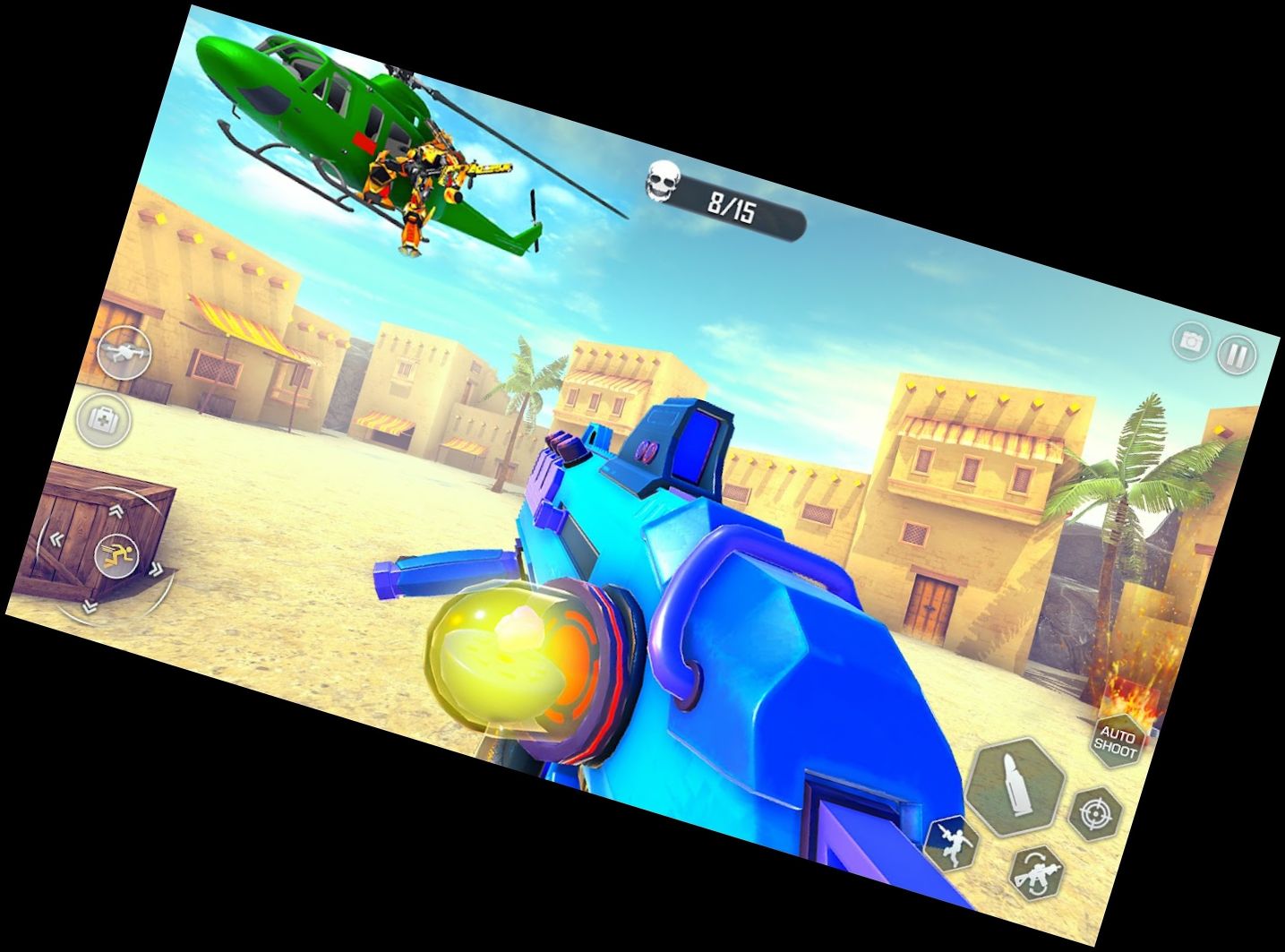 Unendlich Gewehr Schießen Roboter Spiele