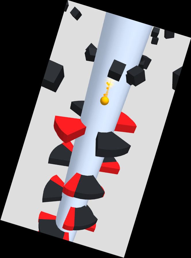 Ball Fall: Springe, Ausweiche, Gew