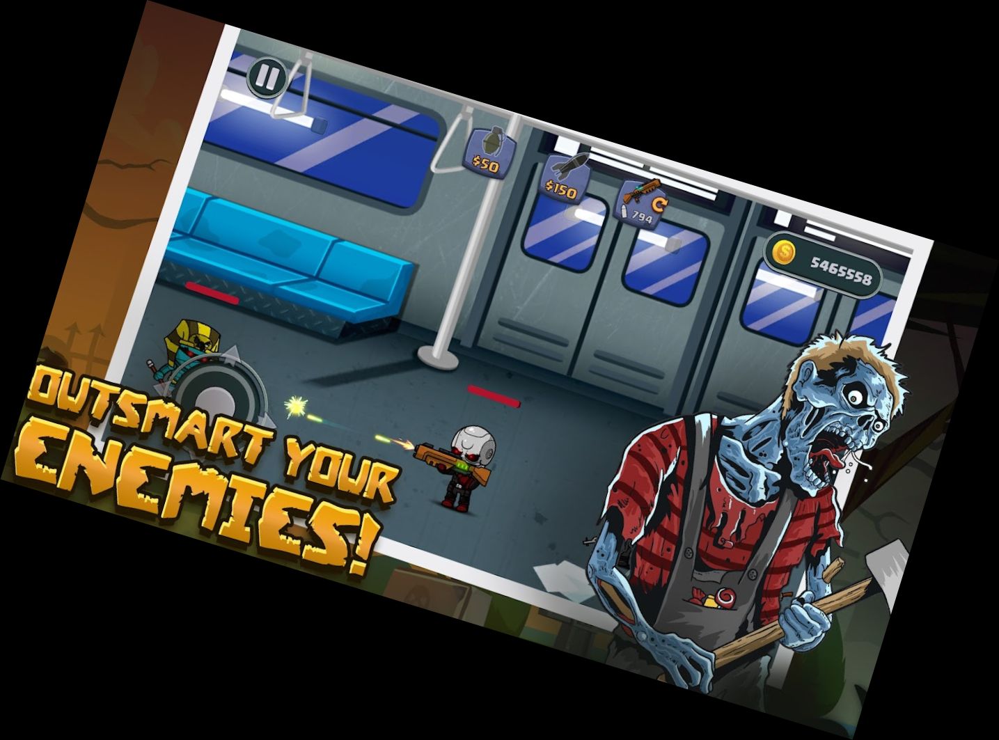 Zombie War | 2D Shooter Game