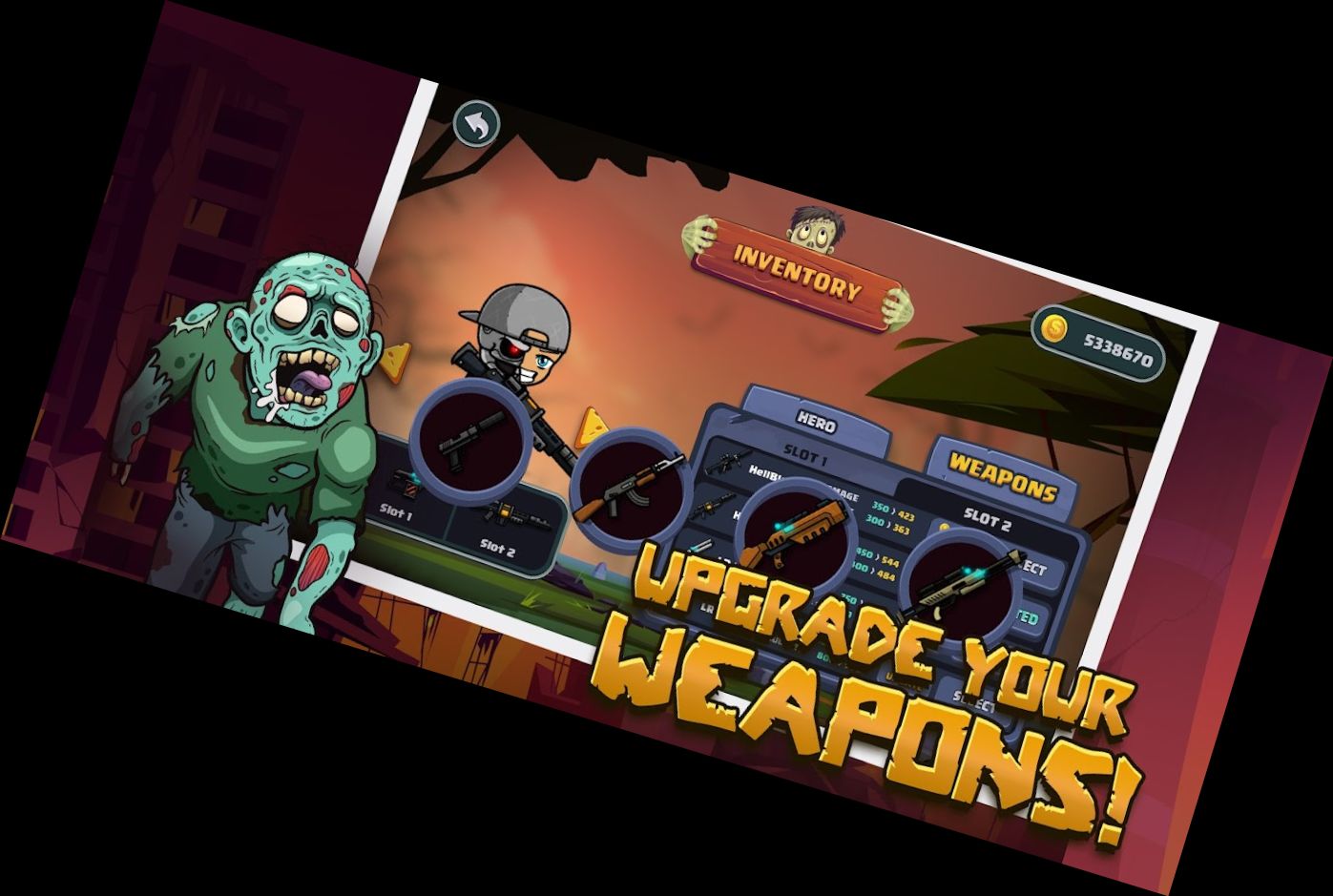 Zombie War | 2D Shooter Game