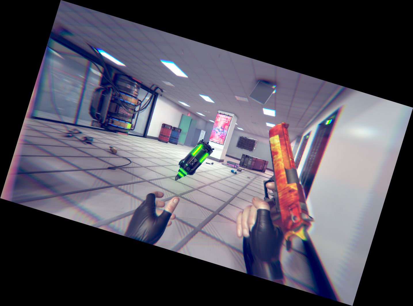 Ego-Shooter Robot Angriff : Waff