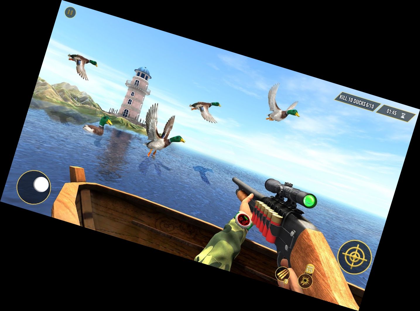 Waterfowl Hunting First Person Shooter Game