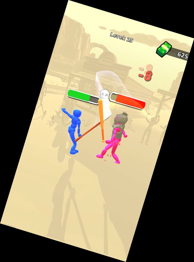 Puppenkampf mit Schwer