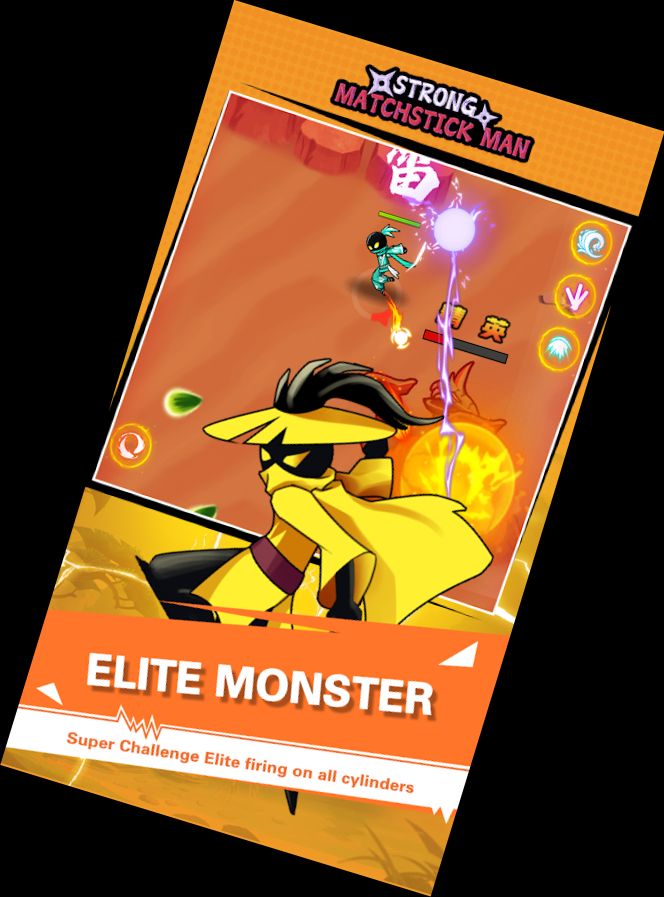 Starker Streichholzmann