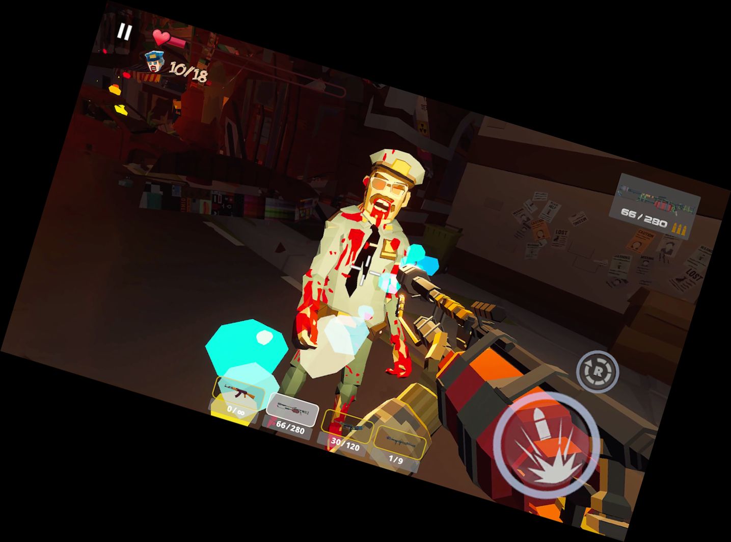 Zombies Poly: Zombie Spiele