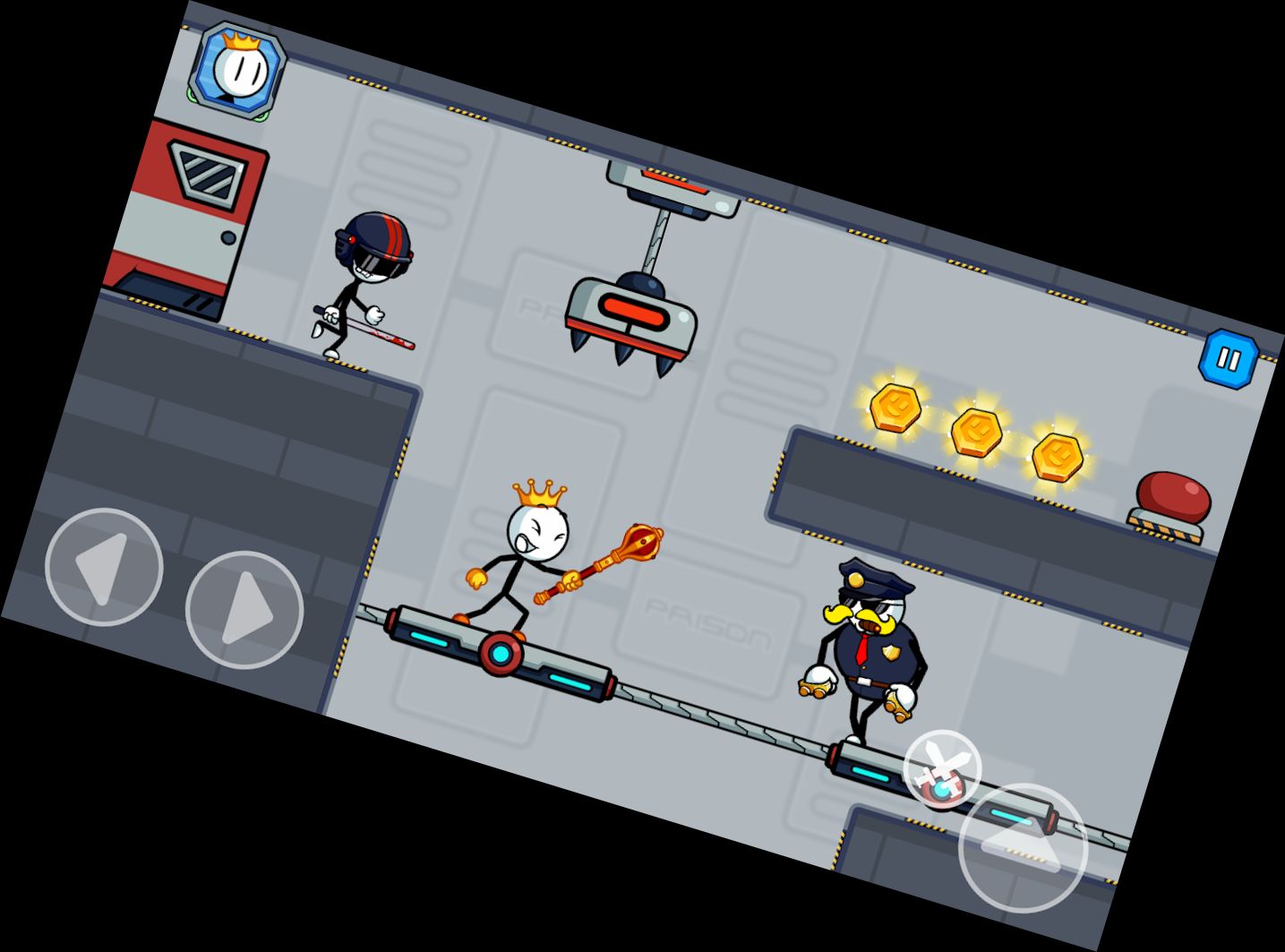 Бойка на палках - Побег из