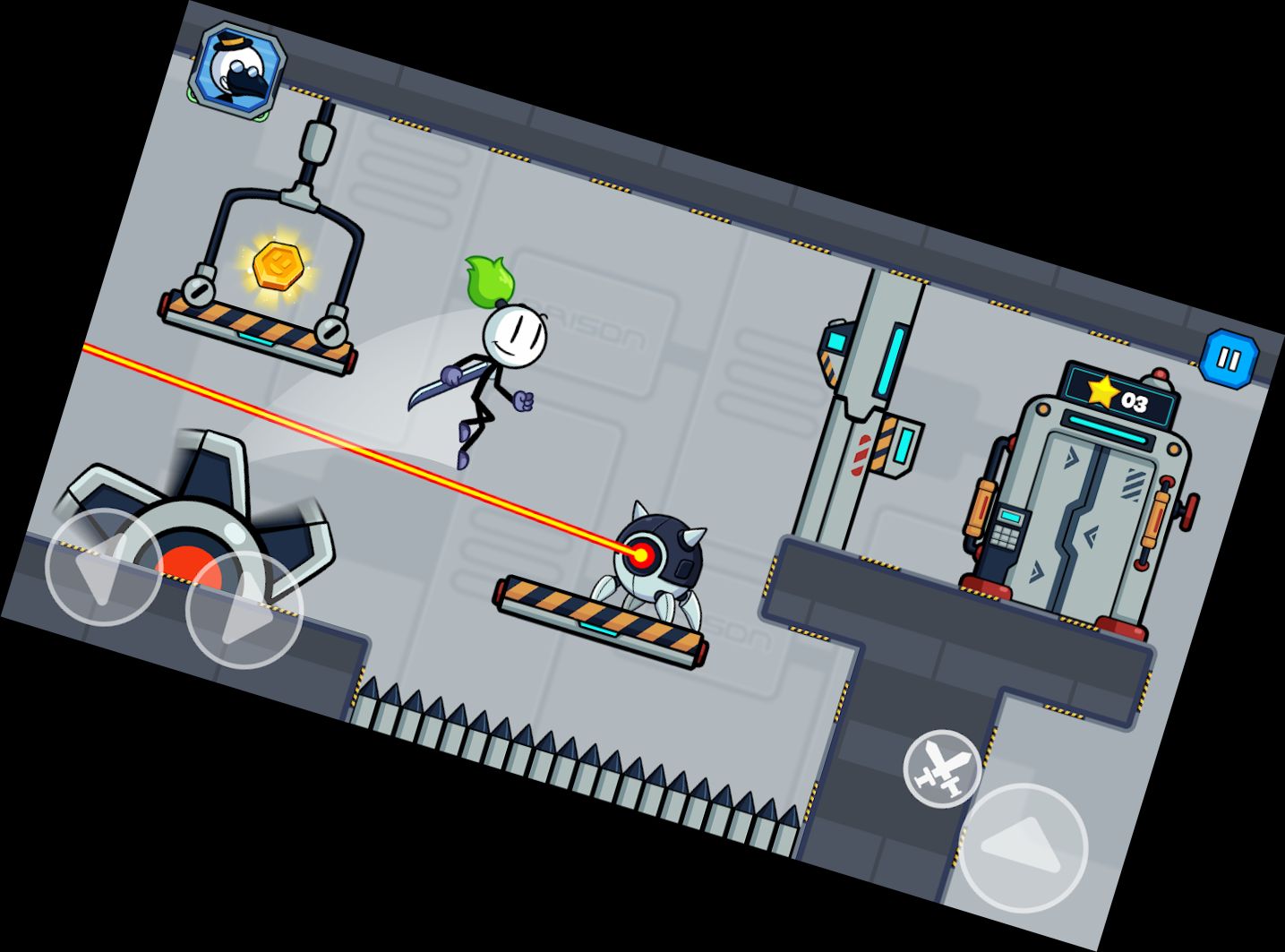 Бойка на палках - Побег из