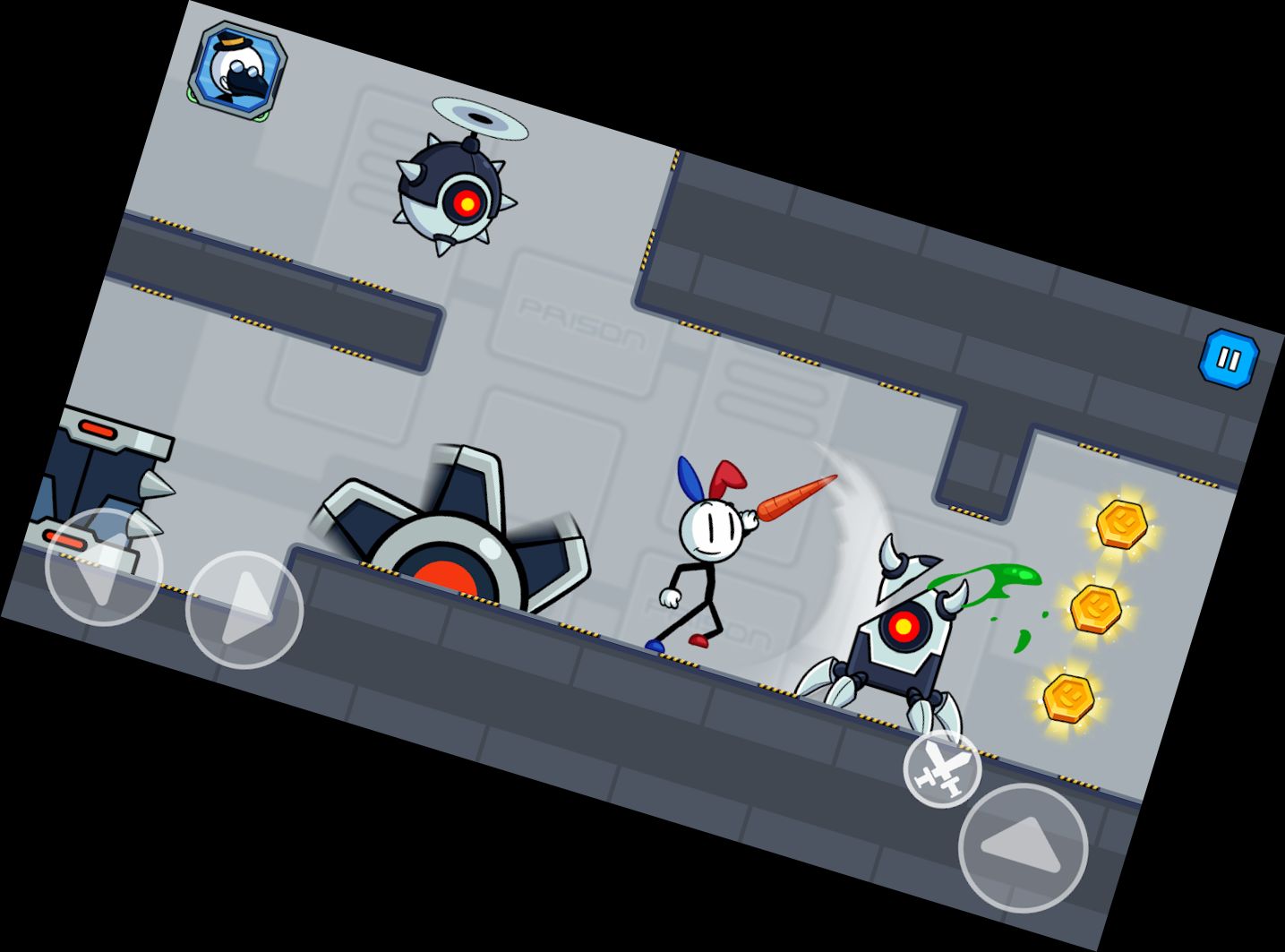 Бойка на палках - Побег из