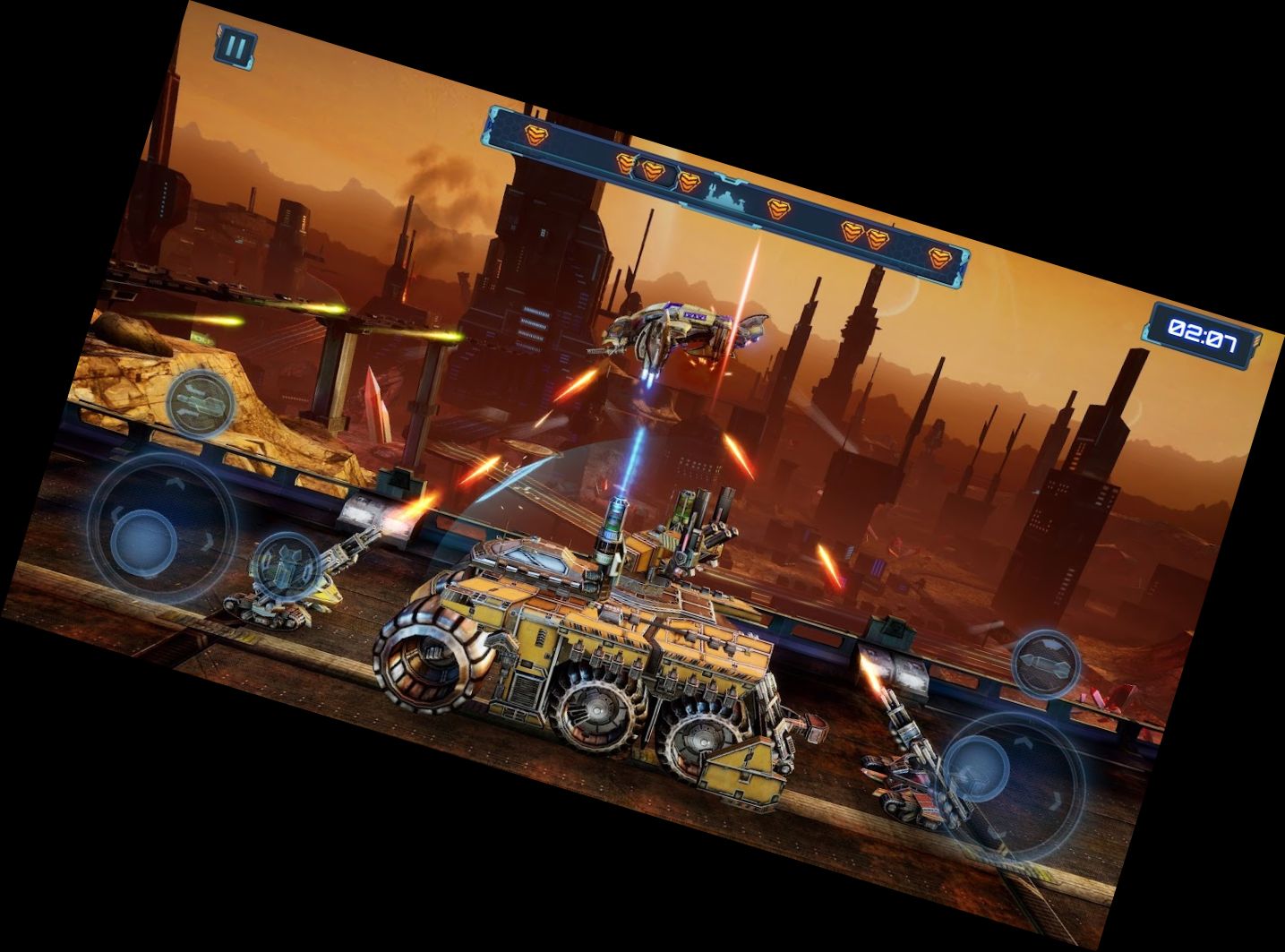 Rote Sirene: Roboter und Mecha K