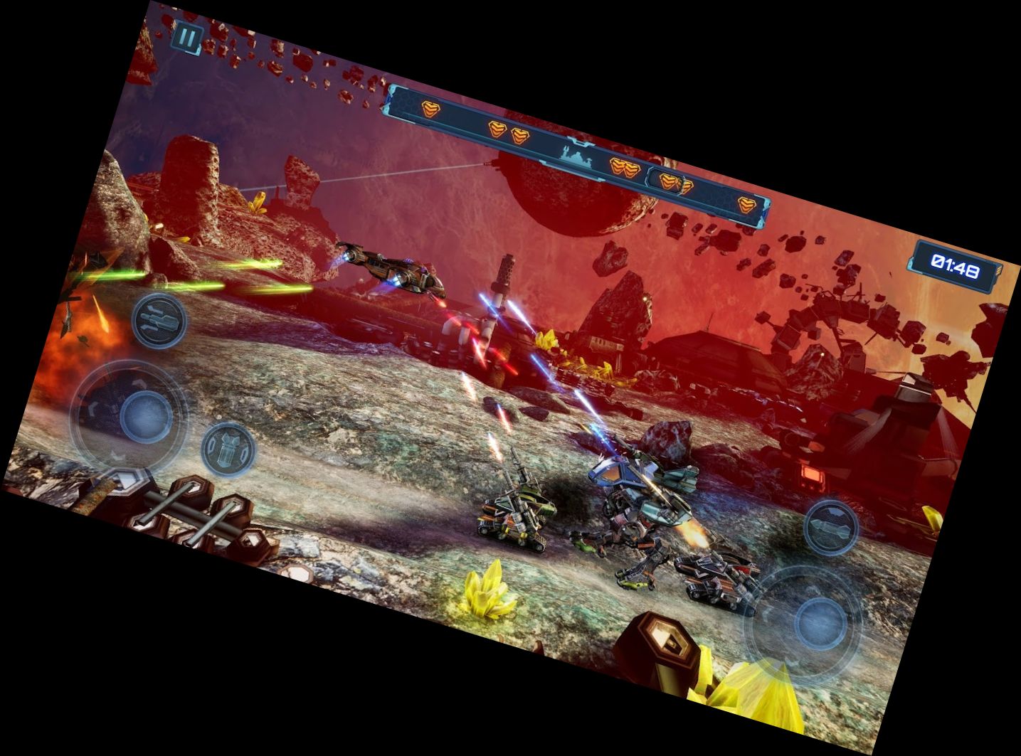 Rote Sirene: Roboter und Mecha K