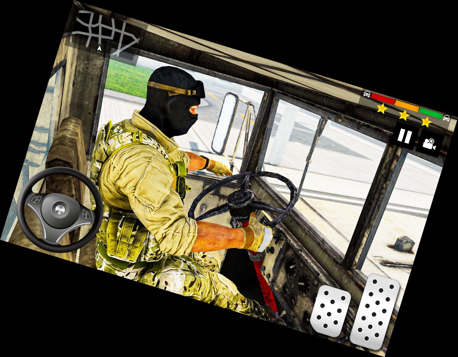 Military Vehicle Simulator Racing Games