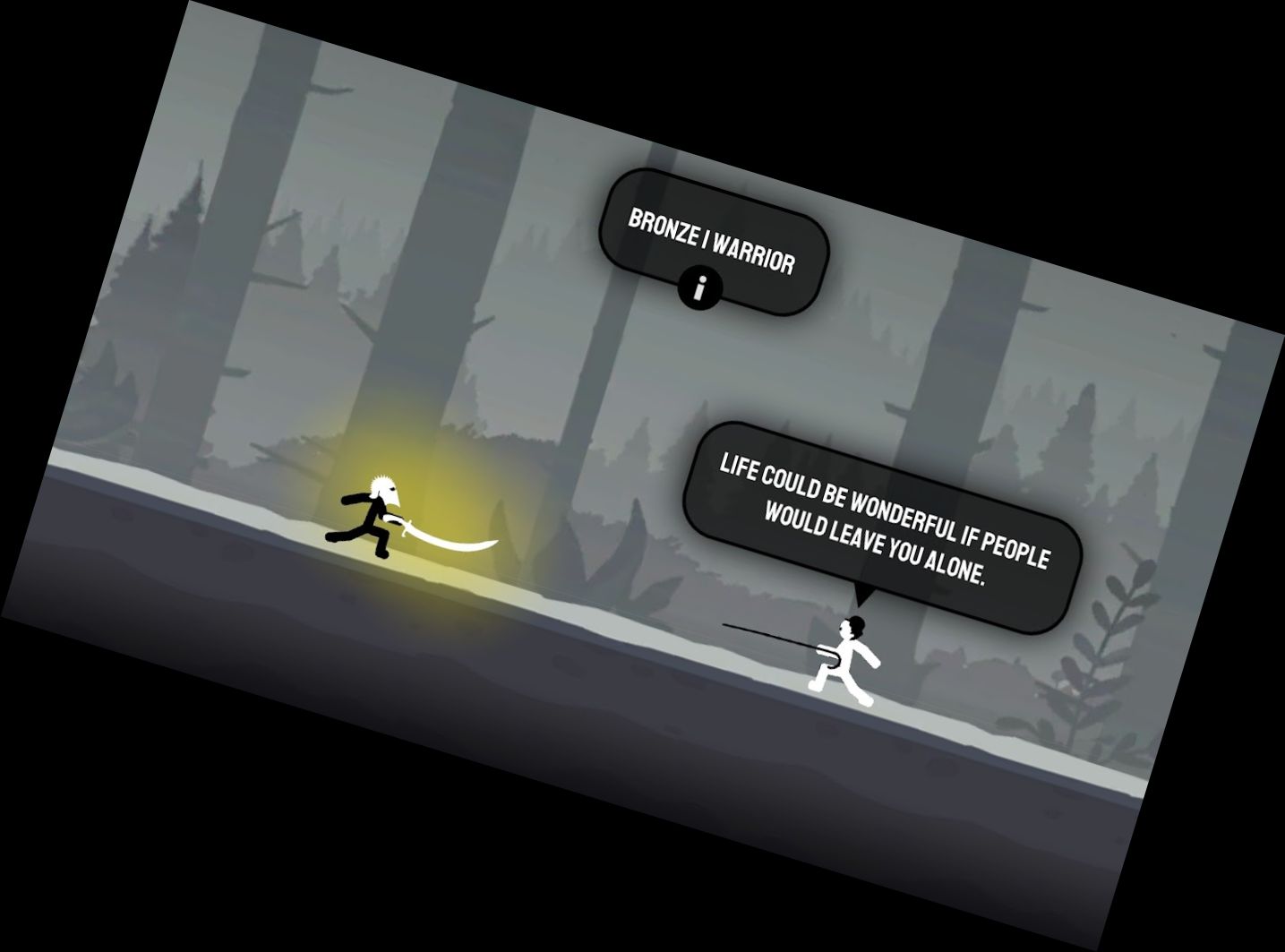 Kampf der Schattenkrieger - Stick Fight Schlacht