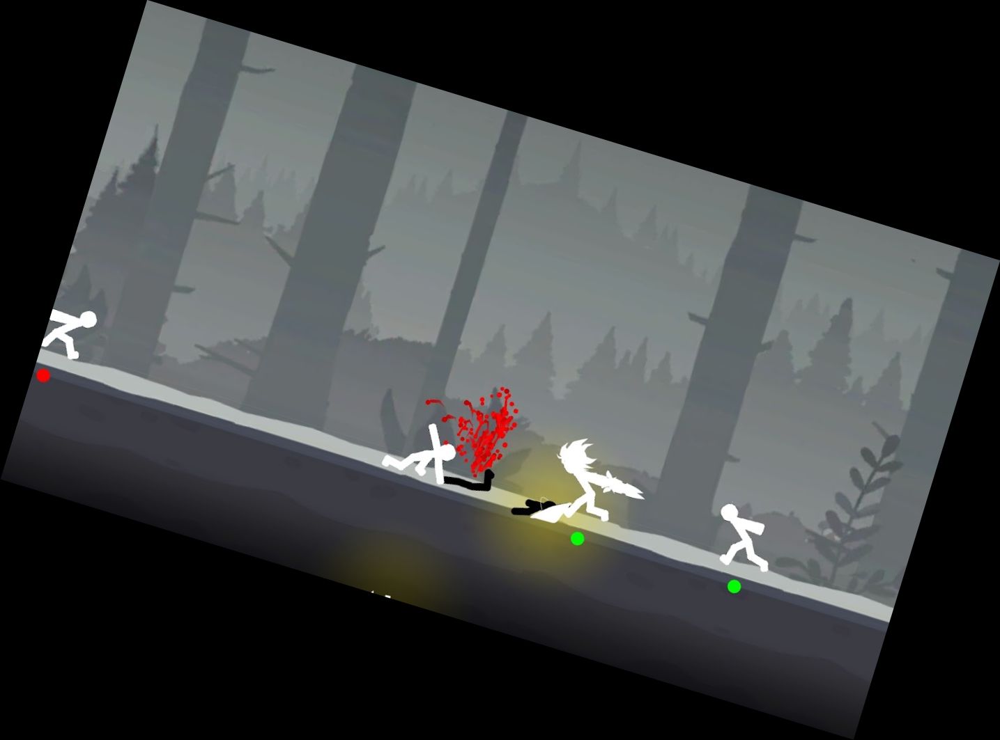 Kampf der Schattenkrieger - Stick Fight Schlacht