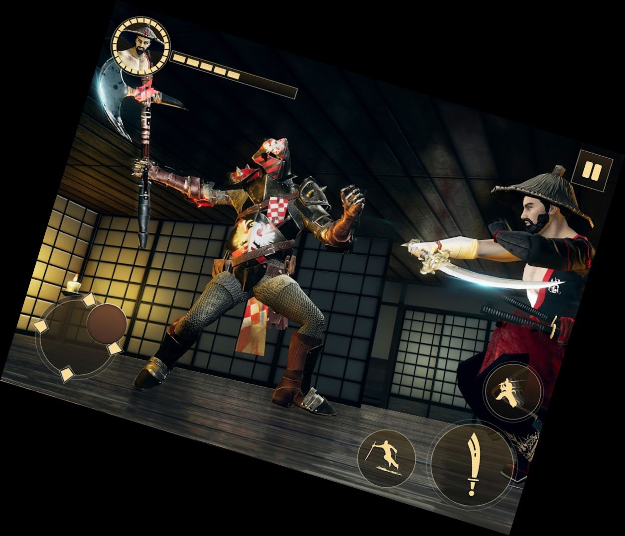 Ninja-Samurai-Attentäter-Krieger