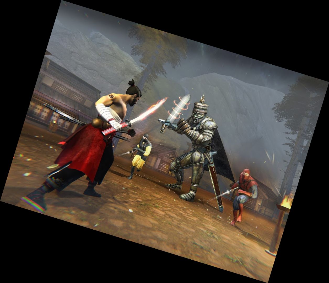 Ninja-Samurai-Attentäter-Krieger