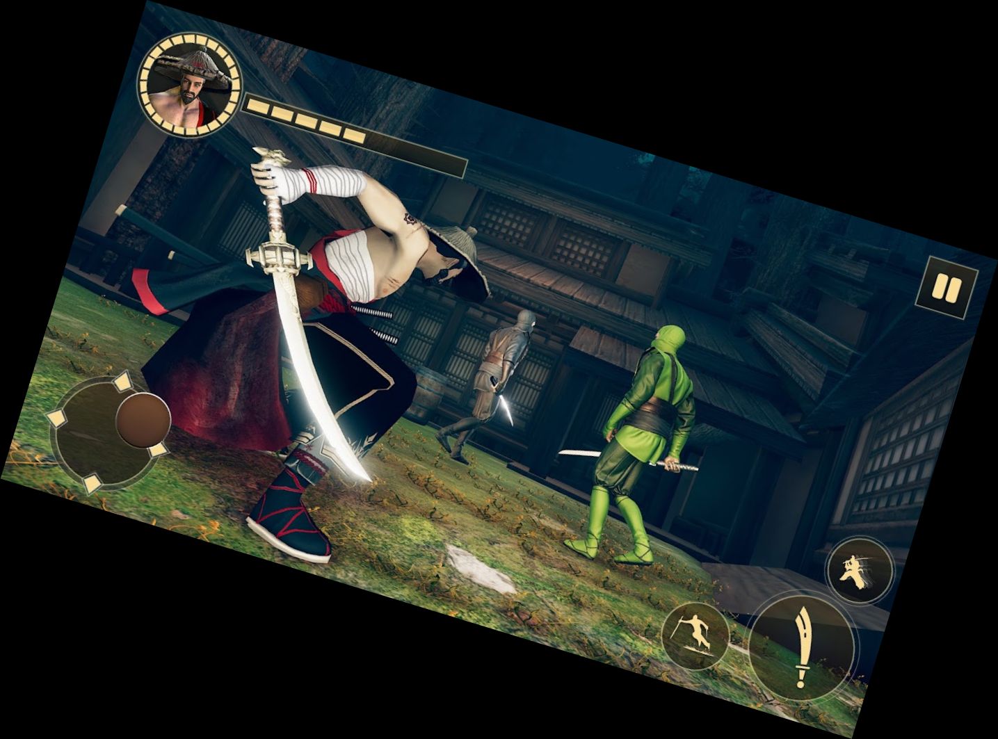 Ninja-Samurai-Attentäter-Krieger