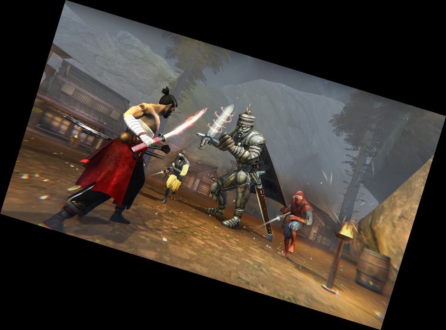 Ninja-Samurai-Attentäter-Krieger