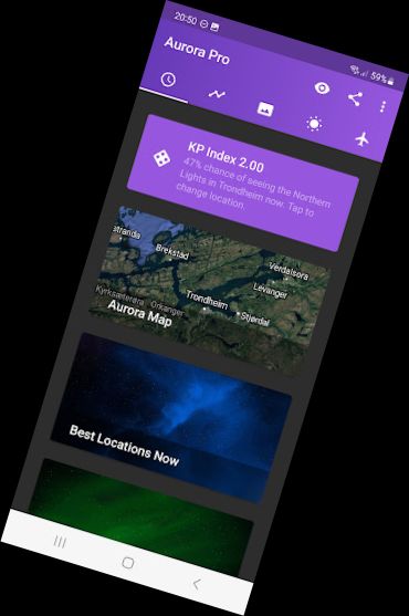 Meine Aurora-Vorhersage Pro