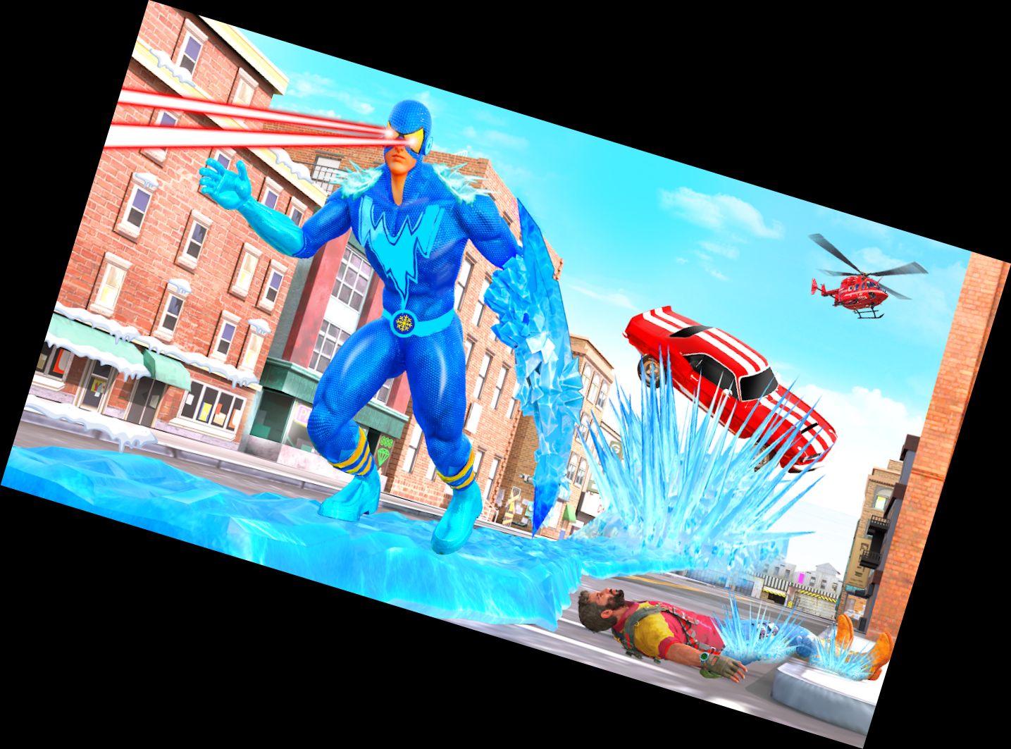 Снежный Герой Робот Миссия Сп