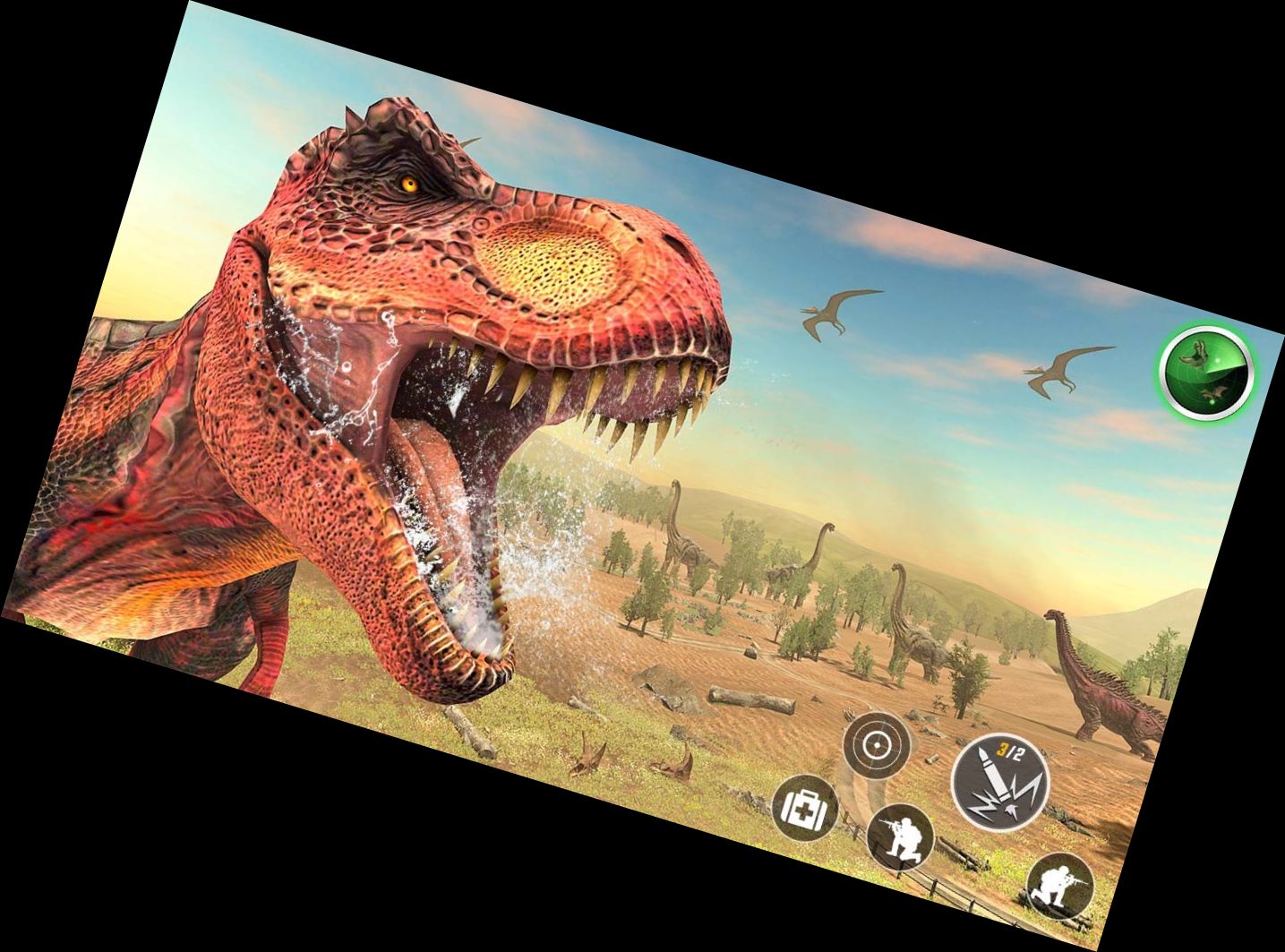 Dinosaurier Spiele - Dino Jagd 3D