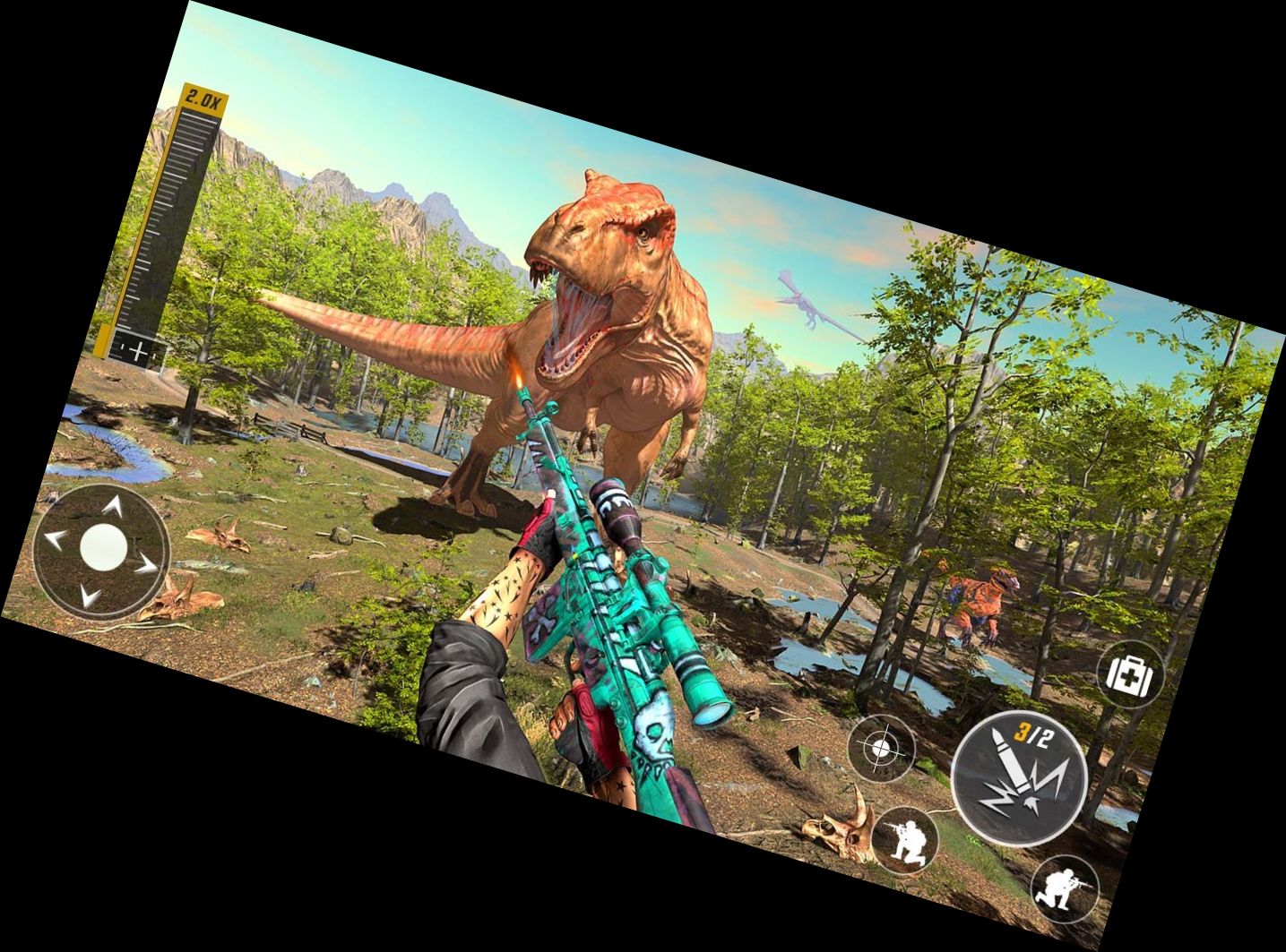 Dinosaurier Spiele - Dino Jagd 3D