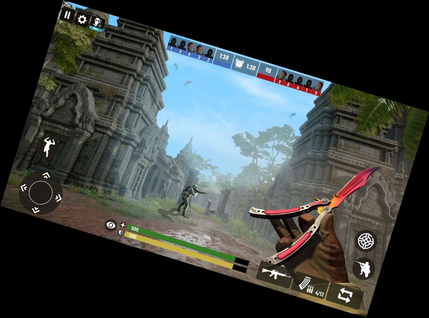 Schlachtfeld Trupp: Offline Battle Royale Feuer