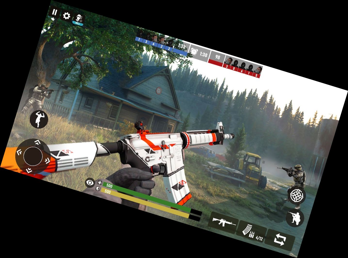 Schlachtfeld Trupp: Offline Battle Royale Feuer