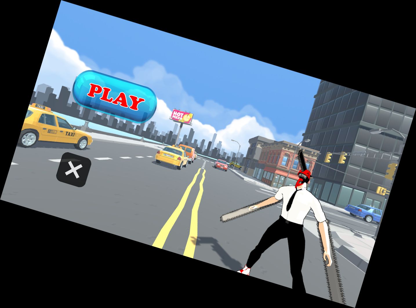 Kettensägen-Mann VS Zombie-Spiel