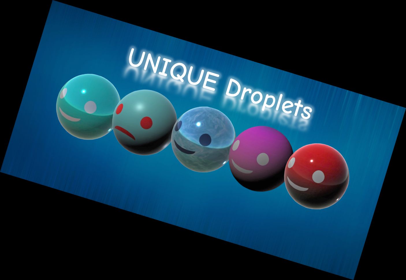 Entspannende Spiele Tropfen