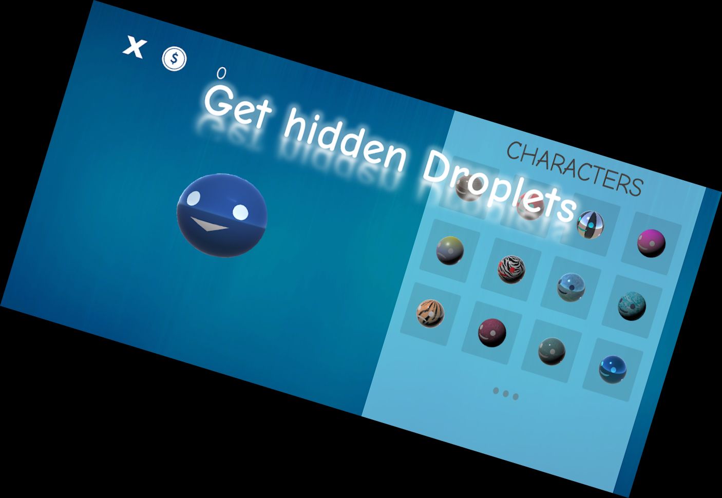 Entspannende Spiele Tropfen