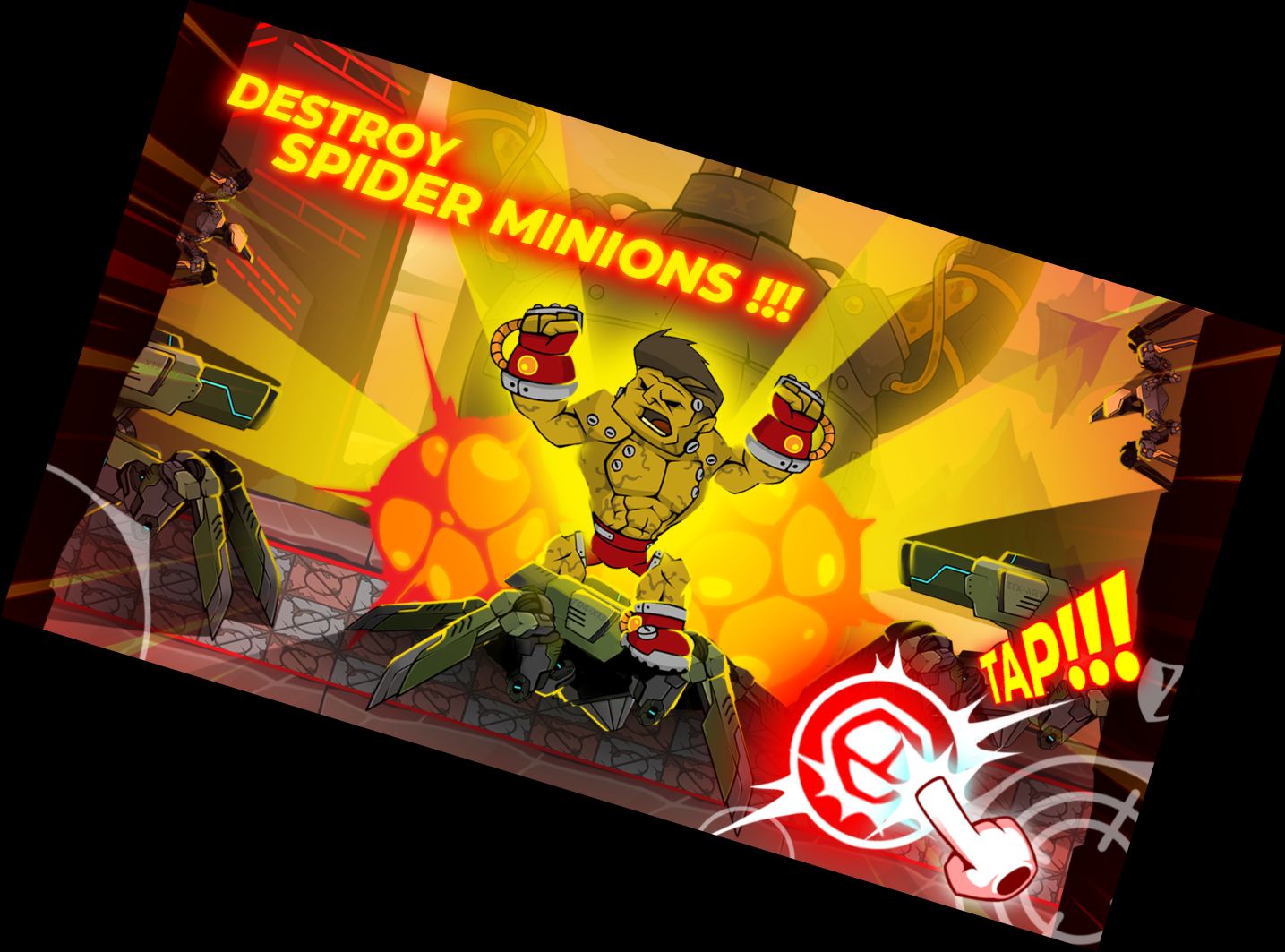 Super-Rumble: Spinne gegen Monster