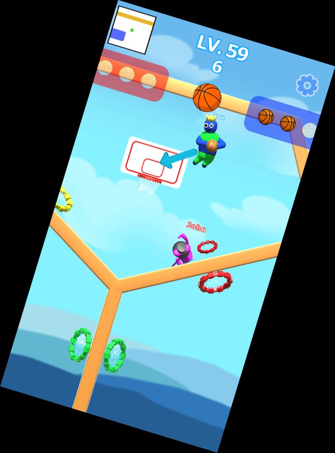 Korb-Fall: Hyper-Tap-Schlacht