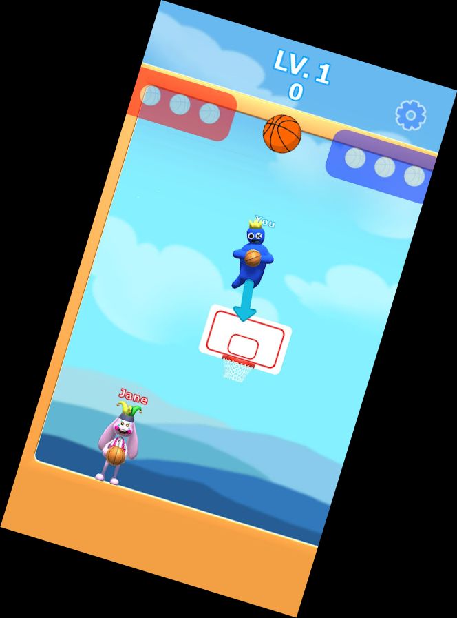 Korb-Fall: Hyper-Tap-Schlacht