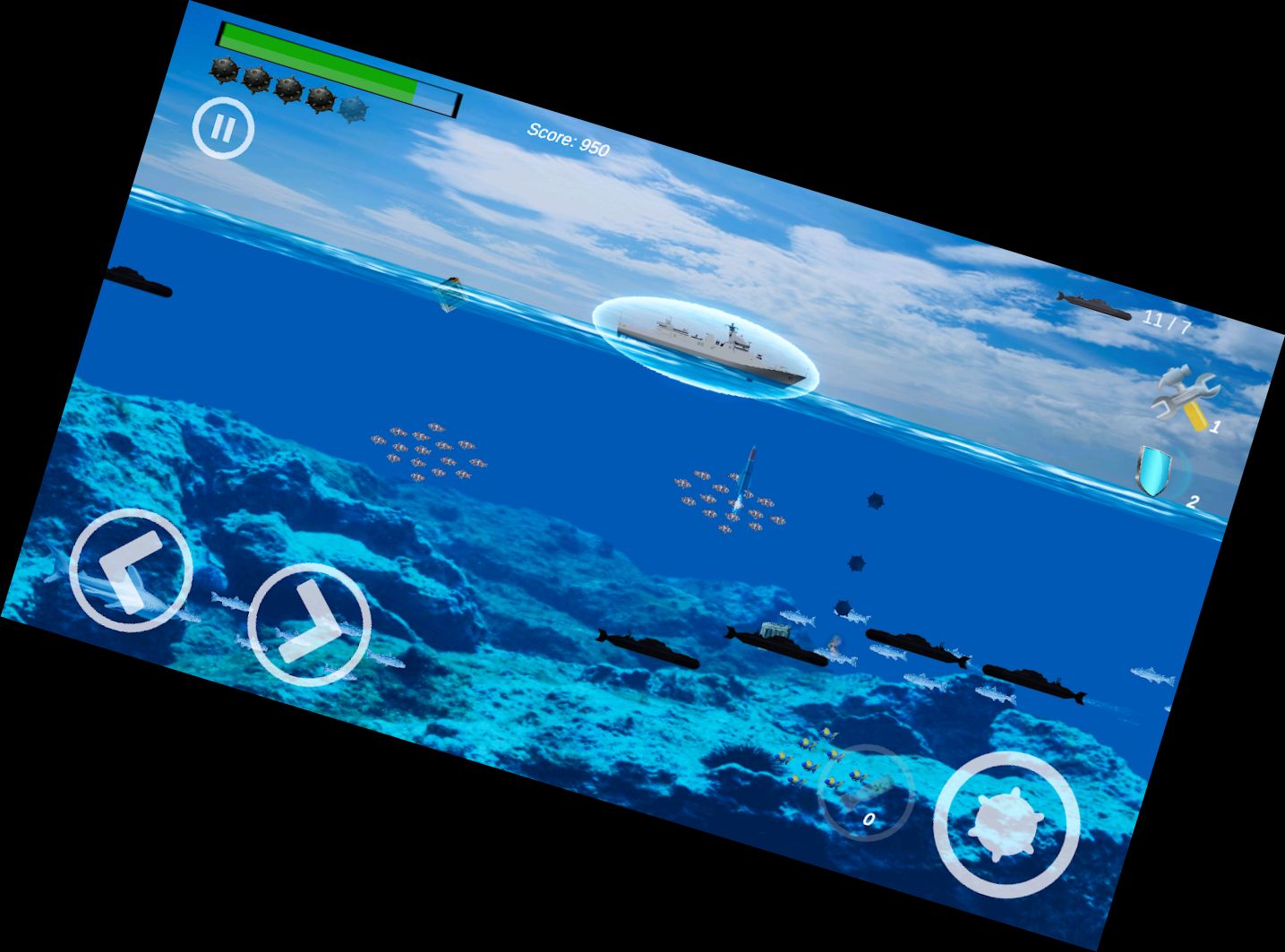 Kriegsschiff - U-Boot-Zer