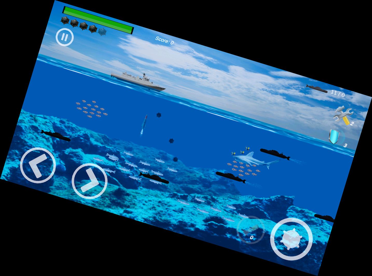 Kriegsschiff - U-Boot-Zer