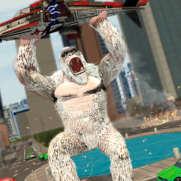 Gorilla-Kampf-Action-Spiel