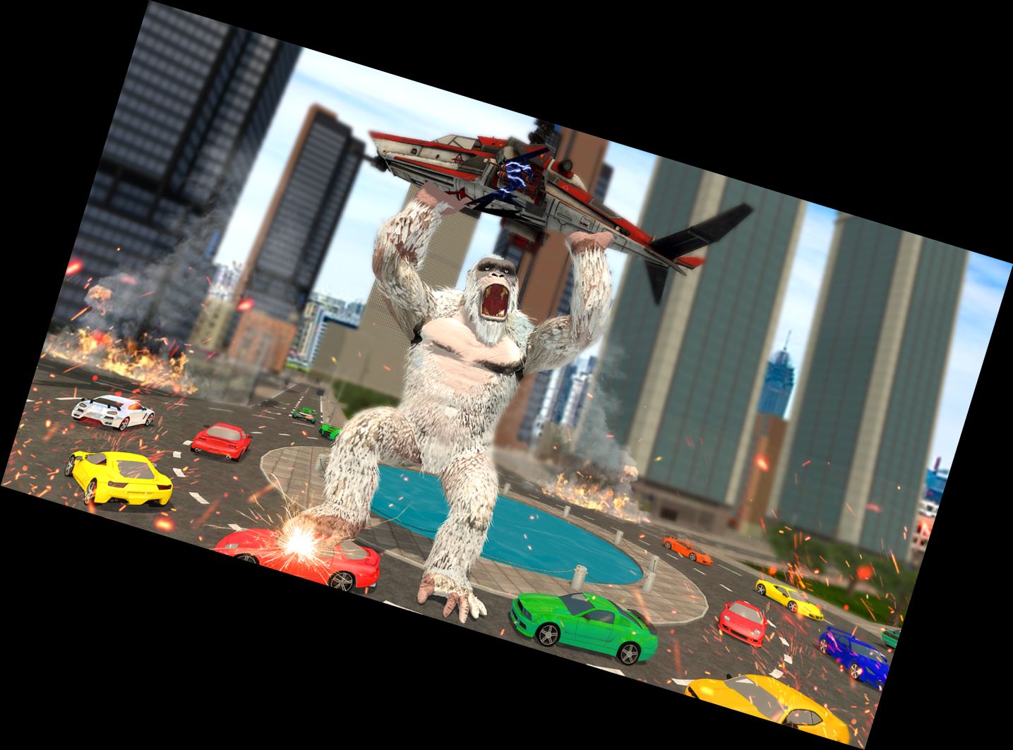 Gorilla-Kampf-Action-Spiel