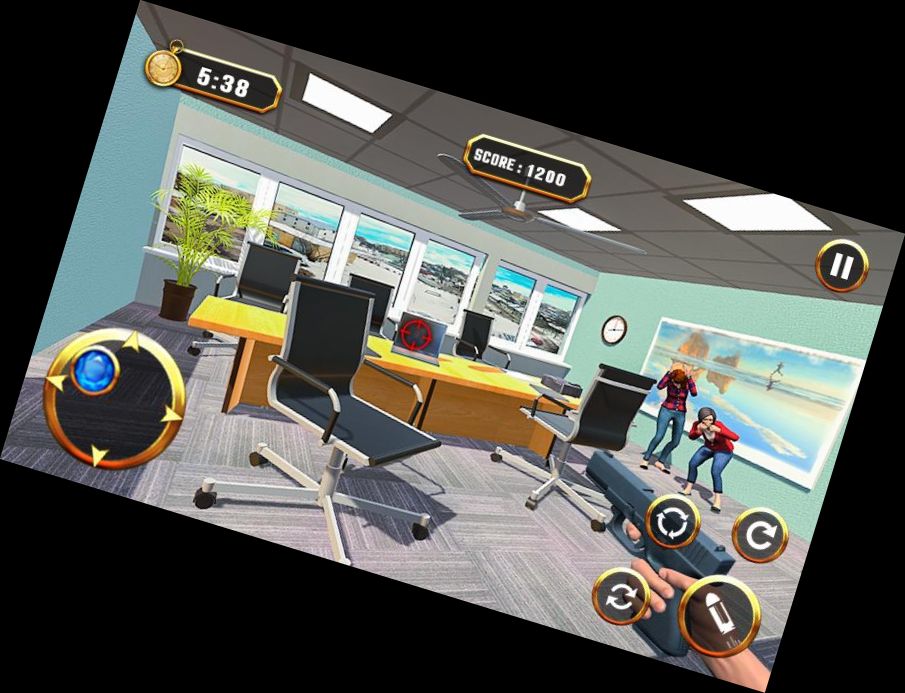 Büro zerstören: Stress abbauen