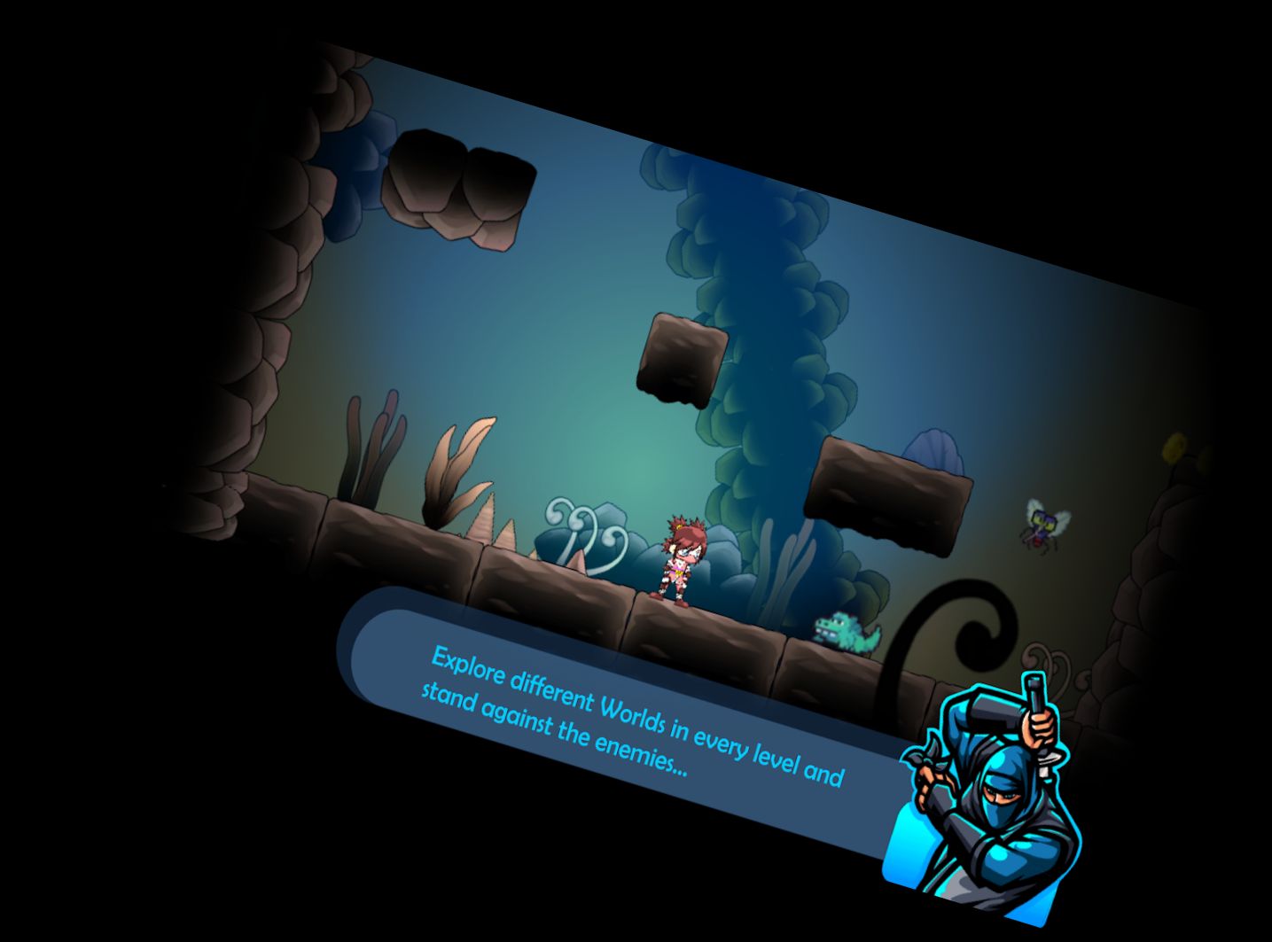 Zombie-Invasion: 2D-Plattform