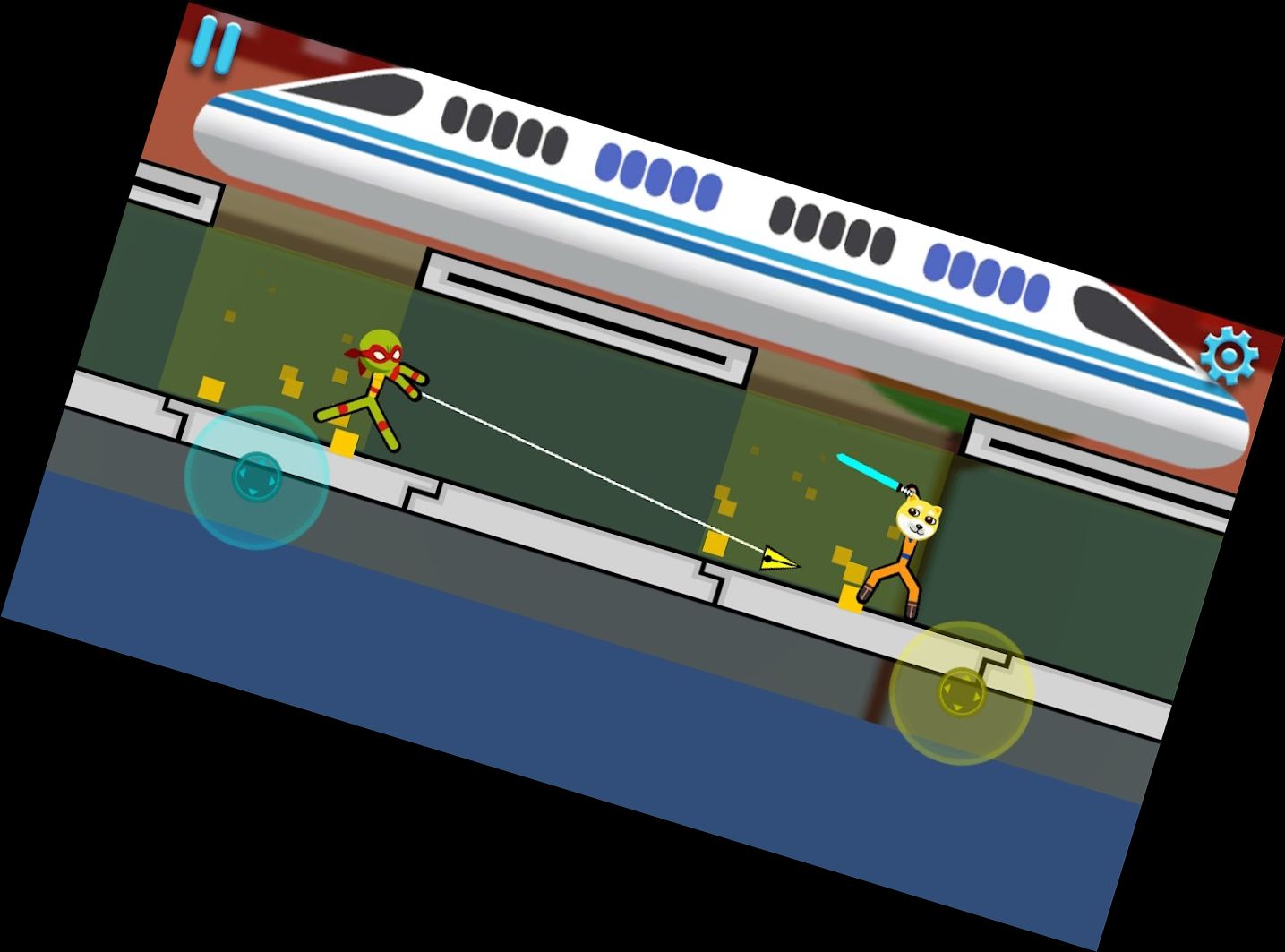 Stickman Clash - Party-Spiel