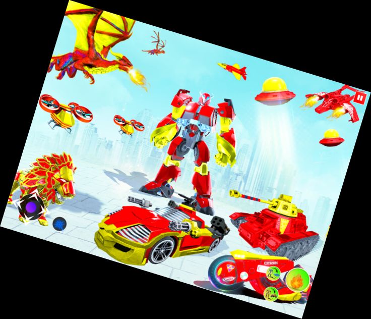 Mehrfach-Roboter-Verwandlung: