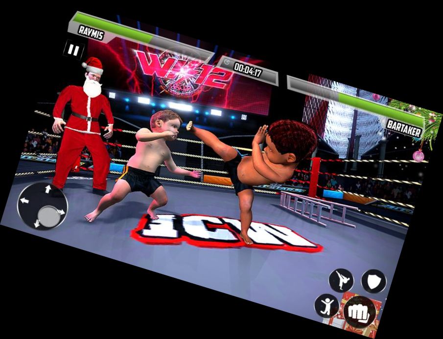 Kinder Ringen: Kampf Spiele