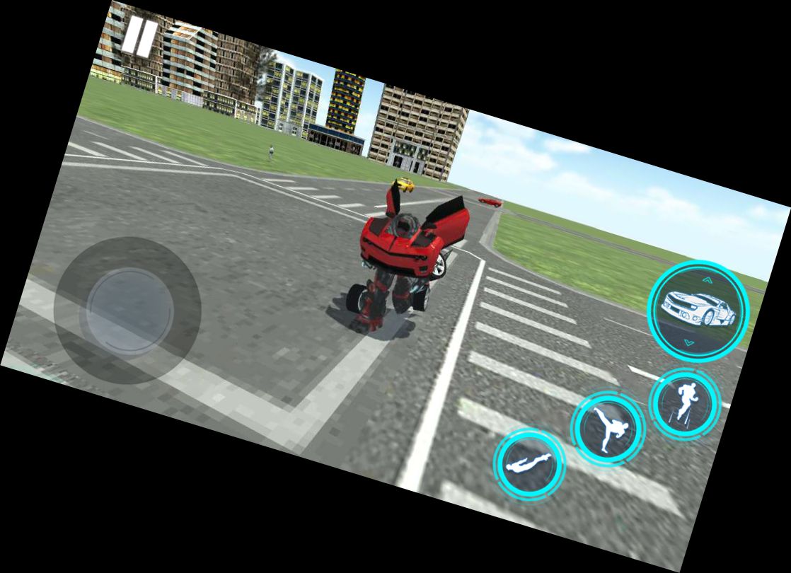 Roboter Auto Verwandlung 3D