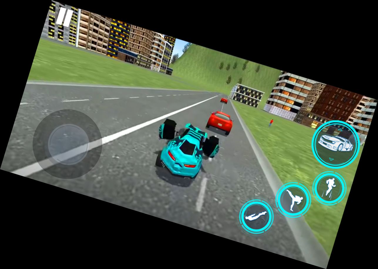 Roboter Auto Verwandlung 3D