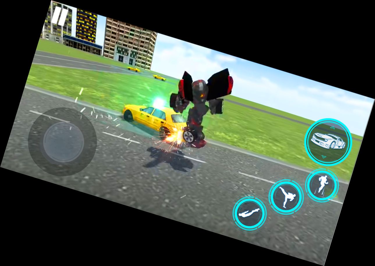 Roboter Auto Verwandlung 3D